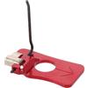NUOBESTY Supporto Magnetico per Freccia in Lega di Alluminio Rosso | Adesivo, per Archi Tradizionali e Frecce di Varie Misure, Uso Esterno e Campo
