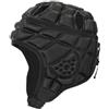 Amagogo Casco Aperto Leggero Paracapo Imbottito | Casco con Orecchie, per Sport di, Sportivi, Nero, M