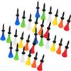 Kichvoe 30 Pezzi Tee da Golf in Silicone con Cima Ammortizzata per Tappeti | Configurazioni Indoor e Sessioni di Pratica, Struttura Resistente All'usura, Riduce le Vibrazioni