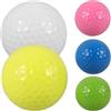 ULTECHNOVO 5 Pezzi Palline da Golf da Allenamento Doppio Strato Standard | Gomma Sintetica Morbida, Movimento Bilanciato, Resistono a Crepe e Spaccature, Facili da Portare
