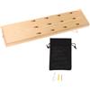 Kichvoe Porta Freccette da Parete in Legno, 12 Slot, per Sala Giochi | Organizzatore Elegante e Salvaspazio, Installazione Precisa, per Attrezzatura e Bersaglio, Casa