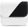 Baoblaze Porta Palline da Golf Impermeabile, Nero+Bianco 2 | Design Compatto e Leggero, Custodia per Palline da Golf, Partite All'aperto
