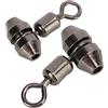 Fabater 3 Vie Swivels da Pesca, 10 Pezzi, T Turn Ottone Barilotto, Tripla | Connettori a forma di T, lega di ottone, resistente alla corrosione, superficie liscia, acqua salata dolce, anti groviglio