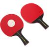 iplusmile Set Allenamento Tennis Tavolo in Legno con Palline per Studenti | Impugnatura Antiscivolo, Controllo Preciso e Portatile, per Casa e Scuola, Miglioramento Manuale
