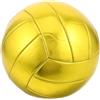 YARNOW Pallavolo Dorata Firmabile, Ufficiale 5 in PVC | Resistente alla Pressione, Finitura Lucida, per Scuola e Giochi All'aperto