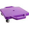 DIYEAH Tavola Monopattino Seduta per Ruote 360° in Plastica | Gioco Indoor e Outdoor, Maniglie Sicure e Seduta Comoda, Colore Porpora