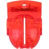 DEARMAMY 5 Pezzi Marcatore Golf Lineare, Strumento Compatto ABS Rosso | Allineamento e Marcatura su Due Lati, Uso Outdoor e Putting, Formato Piccolo, Accessorio per Palline