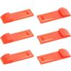 CIYODO 6 Pezzi Clip di Sostituzione della Pinna per Paddleboard, Arancia | Plastica, Installazione Facile, Stabilità Migliorata, Compatibilità, per Pinne Tavola da Surf