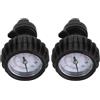 VANZACK 2 Pezzi Misuratore di Pressione Aria per Kayak Gonfiabile PVC 30psi | 0, Letture Chiare e Alta Precisione, Compatto e Portatile per Uso in Movimento
