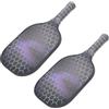 Omabeta Set di Racchette da Pickleball con Fibra di Vetro Leggera