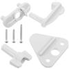CORHAD Chiusura Porta Barca Bianca in ABS per Yacht e Acqua, 1 e 1-1/4 | Antiapertura Accidentale, Installazione Rapida, per Cardini Destri o Sinistri, Design Elegante