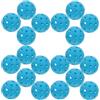 BESPORTBLE 20 Pezzi Palline da Pickleball Blu 74mm da Allenamento 40 Fori | Pe, Design Cavo Flusso D'aria, Stabile e Colpi Silenziosi, Uso Interno ed Esterno
