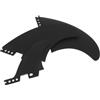 PLAFOPE Pinna Centrale Rimovibile per Surfboard e Kayak, 5,4 Pollici, PVC Nero, Cambio Rapido della Pinna, per Sport Acquatici, Principianti e Professionisti