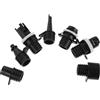 ibasenice 7 Pezzi Adattatori Pompa Aria per Gonfiabili Kit Ugelli Resistenti per Barche Gonfiabili Kayak SUP Rapidi e Facili da Usare per attività Acquatiche