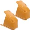 NAMOARLY Copripunta per Pattini a Rotelle Giallo in PVC per Protezione | Adatto a Pattini a Due File Ruote, per Piste Interne ed Esterne, Leggero e Confortevole