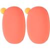 NUOBESTY 2 Pezzi Scaldamano in Silicone Multifunzione Riutilizzabile | Porpora, Delicato sulla Pelle e Resistente allo Sfregamento, Facile da Usare, Formato Portatile Colore Casuale