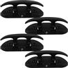 HOMOBABE 4 Pezzi Supporto Pieghevole Marina in Nylon per Barche e Kayak, | Design Salvaspazio, Installazione Semplice, Resistenza alla Corrosione, Accessori di Montaggio Inclusi