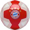 FC Bayern München Pallone da calcio, taglia 5, colore: rosso/bianco