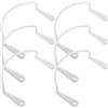SHINEOFI 6 Pezzi Kit Staffa Angolare per Tavolo da Biliardo Rete, Plastico | Supporto Robusto per Tasche, Installazione Semplice, Uso Versatile in Club e Locali di Intrattenimento