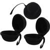 Totority 3 Pezzi Custodia EVA per Palline Gyro, Borsello Nero Portatile | Protezione Resistente All'usura, Design Minimalista e Pratico, per Palline Gyro e Sfere da Polso