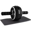 CLISPEED Ruota per Esercizi Addominali, Attrezzo Fitness Bianco in Plastica | Allenamento Muscoli Addominali, Uso Semplice, Lavoro su Schiena e Fianchi, per Esercizi Parte Superiore
