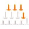 POPETPOP 12 Pezzi Tee da Golf in Gomma Portatile per Allenamento, Set | Casa e Viaggio di Lavoro, Leggero e Facile da Riporre, Adatto a Principianti e Appassionati Colore Casuale