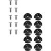 JOYOFREELY Kayaking Rope Buckle, Kayaking Buckle, Fibbia in plastico Nero, 1 Set, Accessori Kayak per Rafting e Boat, Accessori per Corde Elastiche Kayak e Linee