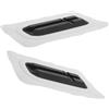 NAMOARLY 2 Pezzi Base per Pinna per Paddleboard Bianca, Connettore 9 Pollici | Cambio Rapido della Pinna, Fissaggio Sicuro e Controllo Migliorato, per Surfboard e Slot Paddleboard