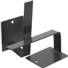 JEWEDECO 2 Pezzi Porta Bilancia da Parete in Ferro Nero con Ripiano | Bagno e Palestra Domestica, Finitura Opaca Contemporanea, Compatibile con Bilance Corporee e Elettroniche