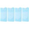 BESPORTBLE 4 Pezzi Contenitore Ghiaccio Blu in PVC Riutilizzabile 120ml per | Borse Termiche e Serbatoi di Raffreddatore D'aria, Uso Ufficio o Picnic, Ritenzione Stabile