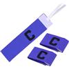 GALPADA 3 Pezzi Fascia da Capitano Portatile Elastica in Nailon per Calcio | Design Semplice a Colori Contrastanti, Resistente All'usura, Lavorazione Fine, per Sport di Squadra e Football