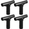 Generic 4 Pezzi Connettore a T per Tubo Trampolino, Manicotto PP Accessorio | Pezzo per Tubo e Palo, Installazione Semplice, Leggero e Stabile, Ricambio per Trampolino