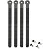 LOVIVER 4 Pezzi Cinghia di Fissaggio Elastica | Compatibile, Cinghia per Scarponi da Snowboard, Durevole, Manutenzione,