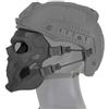 Mrisata Maschera per Casco Integrale con Cinghie Elastiche Regolabili | Costruzione in Fibra di Nylon, Leggera per un Facile Trasporto, Occhiali Trasparenti per Protezione degli Occhi, Adatti per
