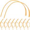 ifundom 10 Pezzi Connettore per Mosca Intrecciato 50 Lb, Filo in Nylon | Struttura Intrecciata Flessibile, Connessione Sicura e Visibilità Ridotta, per Pesca in Acqua Dolciastre