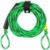 harayaa Corda con Estremità Asola, Corda Trainante Per Sport Acquatici, 60 Piedi 18,3 M, Motivo Puntinato Verde E Nero, Struttura 3K, Verde, Verde E Nero Puntinato 3K, 18,3 M