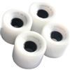 LeeQinersw 4 Pezzi Ruote Skateboard Ruote Pattino Longboard Rotelle Poliuretano 78A Aderenza E Comfort per Rimpiazzo Immediato E Miglioramento Prestazioni Adatte a Pista Commuting, Bianco