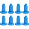 DEARMAMY 8 Pezzi Tappo di Scarico per Kayak e Canoa, Gomma 1/2 Pollice | Inserimento a Pressione, e Portatile, per Accessori Barca e Kayak, Ricambio Pratico