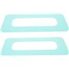 FRCOLOR 2 Pezzi Accessorio per Tavola da Surf e Sup, Toppa per Fessura 9 | PVC Verde Chiaro, Design, Connessione Stabile, per Oceani e Laghi, Adatto a Professionisti