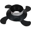 Totority Base per Bombola Propano Pieghevole 1 Libbra Standard USA in ABS | Supporto Stabile per Bombole, Installazione Facile, Nero, per Escursioni e Barbecue nel Cortile