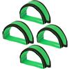 Cabilock 2 Paia Cinghie per Pedali Bici Cinghie per Pedali Nailon Verde Regolabili Fissaggio Saldo per Pedale Bici e Piedi Mountain Bike