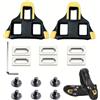 WUERKIYA Tacchetti per Bicicletta Compatibili Shimano SPD SL, Adatti ai Pedali SM SH-10, SH11, SH12, Tacchetti per Scarpe da Bicicletta con Viti in Acciaio al Titanio, Alta Compatibilità e Resistenza