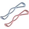 WOFASHPURET 2 Pezzi Bastone Yoga Fitness Elastico Tpe per Esercizi Casa | Tpe Leggero, Comodo sulla Pelle, Portatile e Flessibile, per Allenamento Domestico e Sport All'aperto