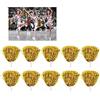 Naroote Pompon da Cheerleading, Effetto Flash Colorato, 30cm | Materiale PET durevole, design portatile, riutilizzabile, adatto per sport, feste