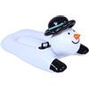 Kikumi Tubo da Gonfiabile con Maniglie, Slitta da Invernale in PVC | Materiale PVC Antistrappo, 42,1x23,6x21,7 Pollici, Sedile Comodo per lo Sci All'aperto