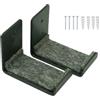 UPKOCH 2 Pezzi Supporto da Parete per Snowboard, Espositore per Tavola da Neve, Metallo, Multiuso, Salvaspazio, Compatto, per Skateboard e Sci, per Casa e Stazioni Sciistiche
