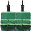 Cabilock 2 Pezzi Sacca Porta Tee da Golf Riutilizzabile Multifunzione Fibbie | Poliestere Verde, per Valori e Attrezzatura, Accessorio Pratico, come Souvenir Natalizio Stile Casuale