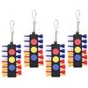 DEARMAMY 4 Set Porta Tee da Golf in Plastica, Leggero e Portatile | Design Creativo, Facile da Trasportare, Stabilità Affidabile, Vestibilità per Appassionati e Professionisti