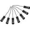 POPETPOP 7 Pezzi Clip per Pinna Centrale Sup Blocco a Scatto, Nero | Ricambio per Box Us, PVC e Nylon, per Tavole Separatore D'acqua, Viaggiatori e Principianti