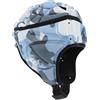 Garneck Casco da Portiere Regolabile Anti-collisione in Eva, Blu, Leggero e Confortevole, per Portieri di Calcio, Rugby e Baseball, Protezione Testa Sportiva